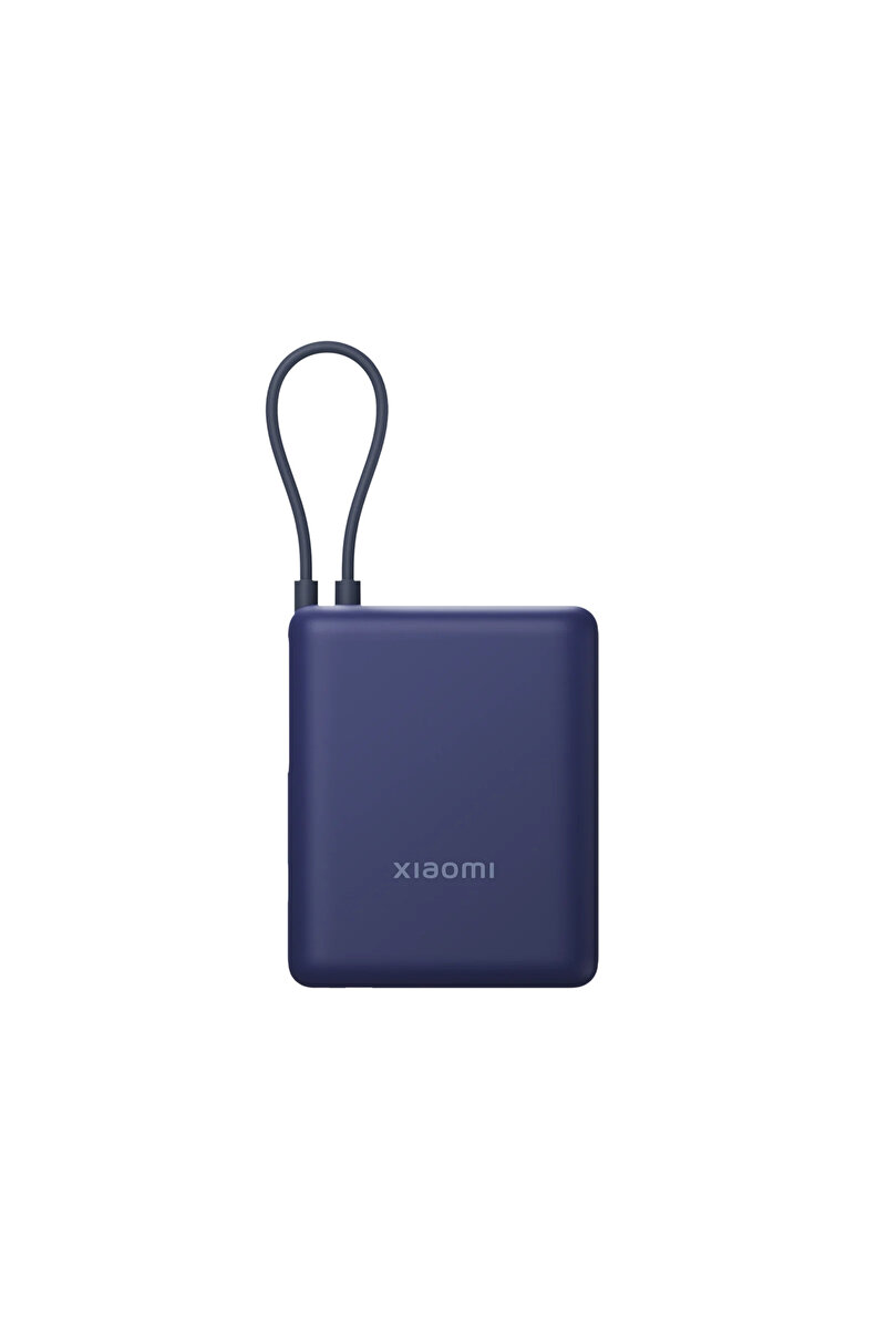 Xiaomi 33W Powerbank 10000Mah Yüksek Hızlı Dahili Kablo Kompakt Tasarım Mavi
