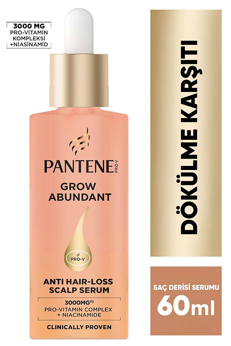 Pantene Grow Abundant Saç Dökülmesine Karşı Pro-V Kompleksi + Niasinamid İçeren Saç Derisi Serumu 60ml