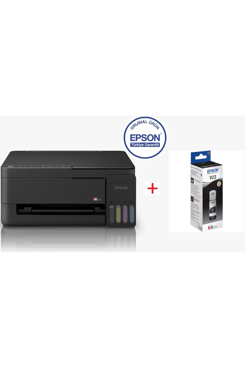 EPSON EcoTank L3350 Wi-Fi Çok Fonksiyonlu Tanklı Yazıcı (Orijinal Siyah Mürekkep Hediyeli)