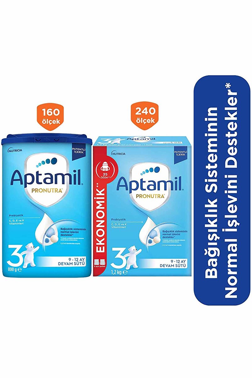 Aptamil 3 Pronutra Devam Sütü 2000 g 9-12 Ay