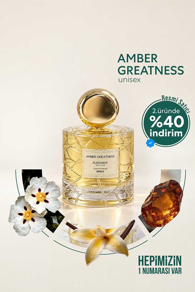 Bargello NICHE ELEGANCE AMBER GREATNESS UNISEX 100 ml EXTRAIT DE PERFUME