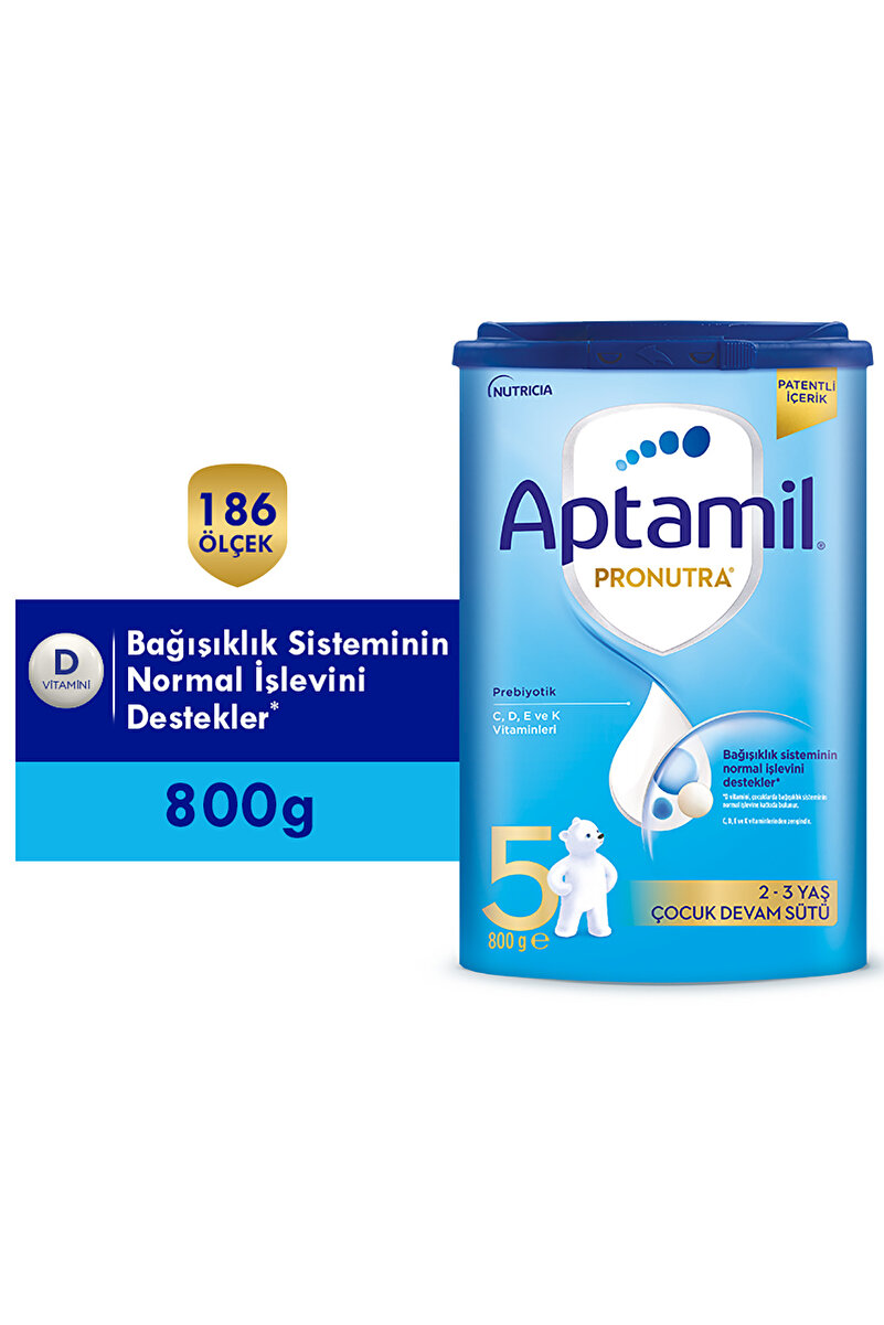 Aptamil 5 Prebiyotikli Çocuk Devam Sütü 800 Gr