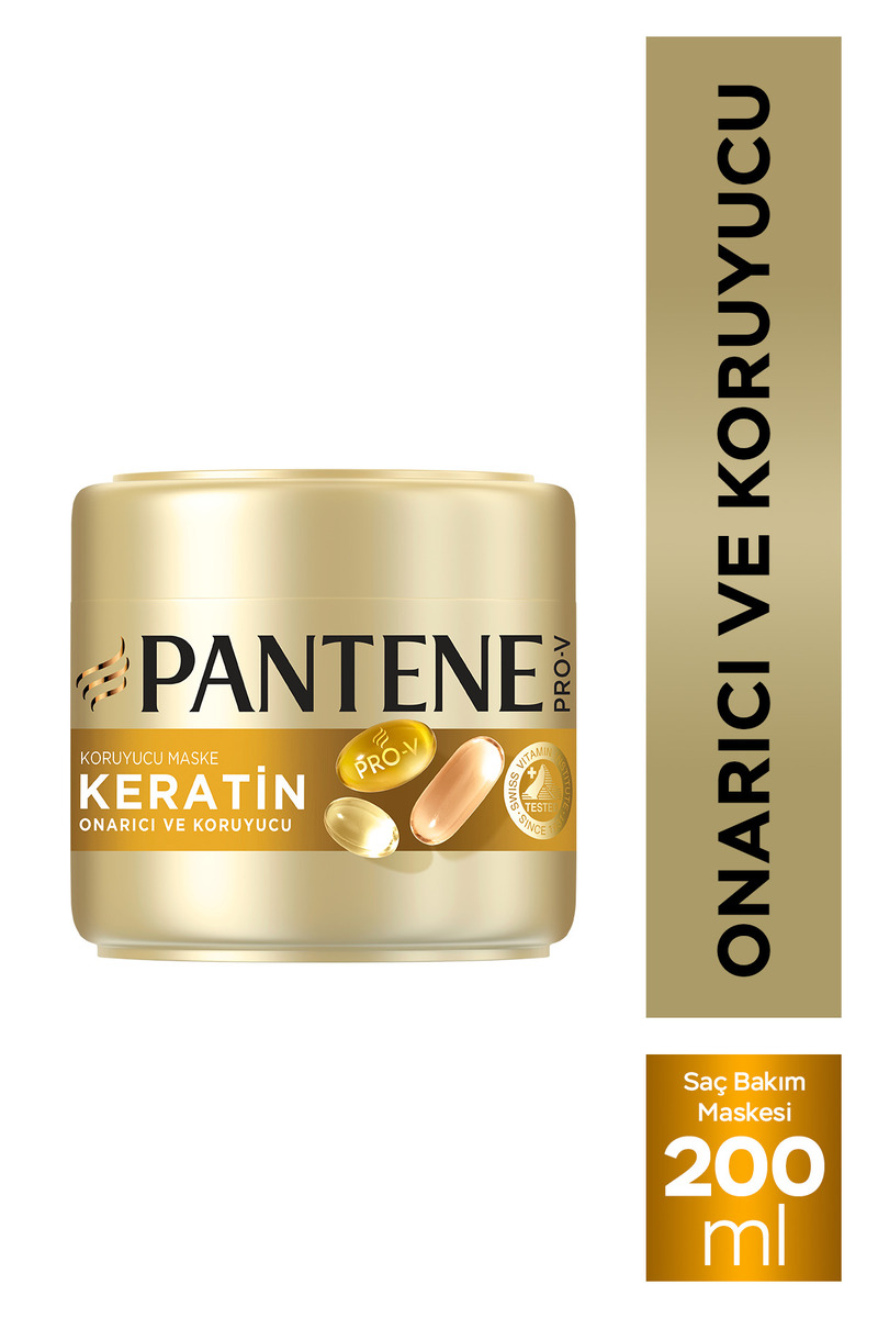 Pantene Pro-V Onarıcı & Koruyucu, Zayıf ve Yıpranmış Saçlar İçin Saç Bakım Maskesi 200 ml