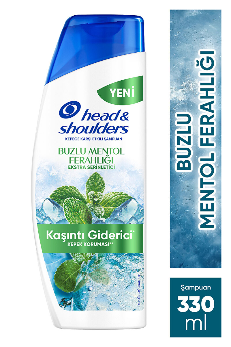 Head & Shoulders Buzlu Mentol Ferahlığı Kaşıntı Giderici ve Serinlik Hissi Şampuan 330 ml