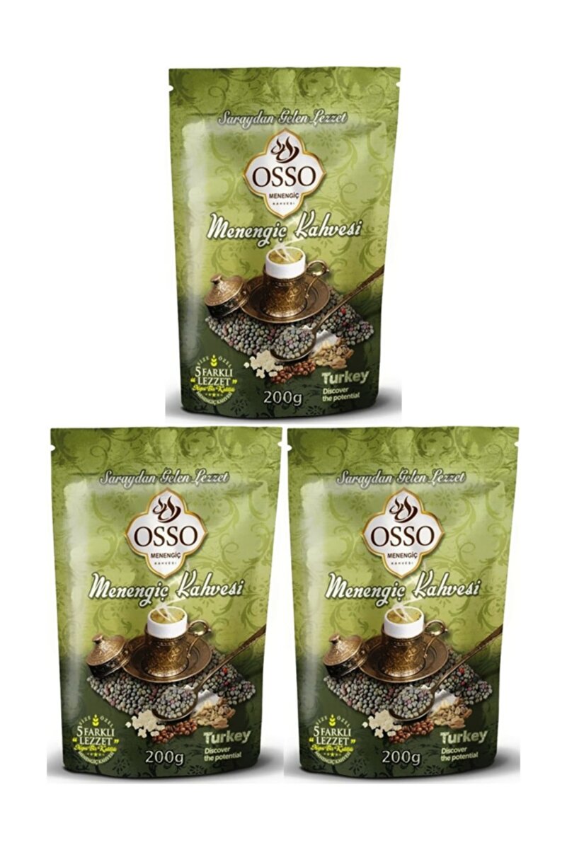 Osso Menengiç Kahvesi 200 Gr. 3'lü