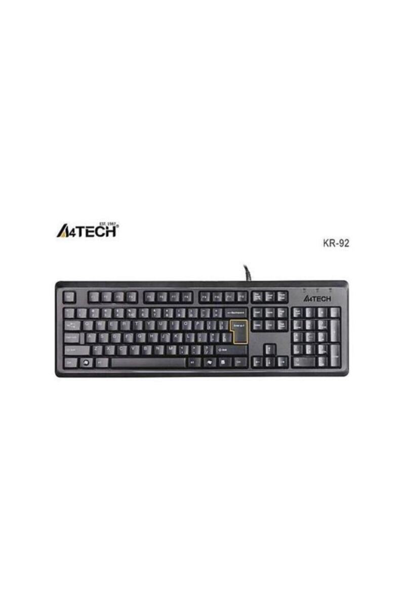 A4 Tech Kr-92 Q Usb Standart Siyah Klavye
