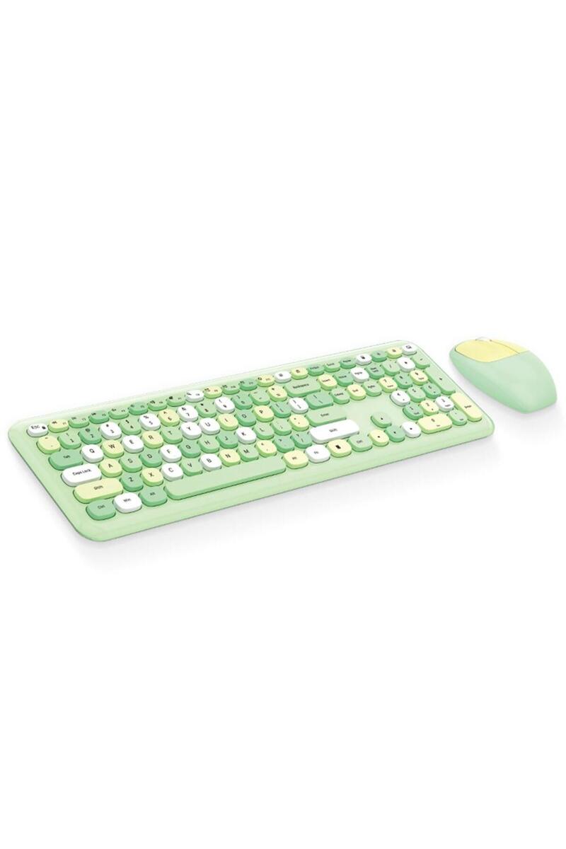 Microcase Mofii 666 2.4G Kablosuz Karışık Renkli Klavye ve Mouse Set-AL4185