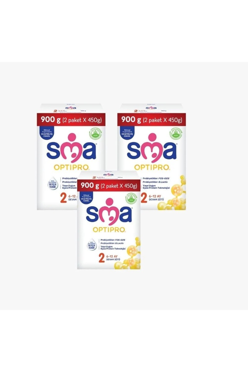 SMA Optipro 2 Probiyotik Devam Sütü 3lü 900 gr