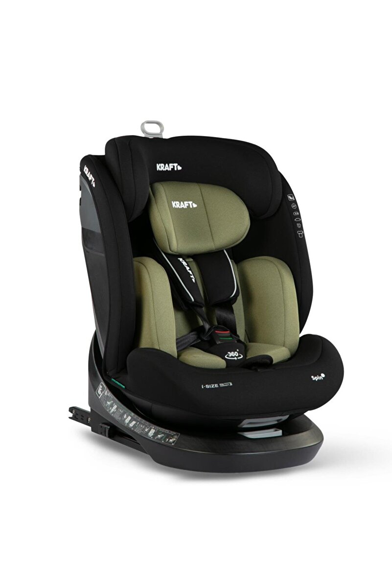 Kraft Spin i-size (40-150 cm) 0-36 Kg Oto Koltuğu Yeşil