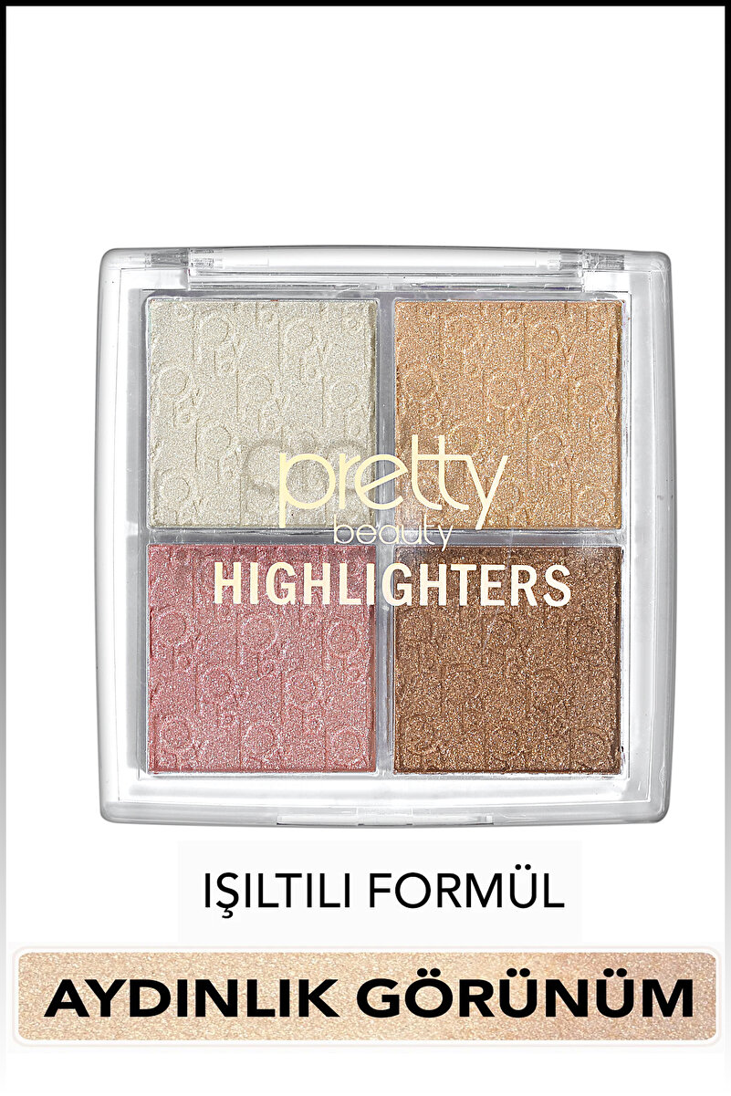 Pretty Beauty 4'lü Highlighter & Aydınlatıcı