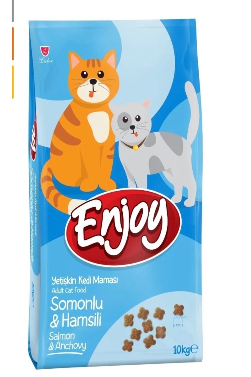 Enjoy Somonlu Hamsili yetişkin kedi maması