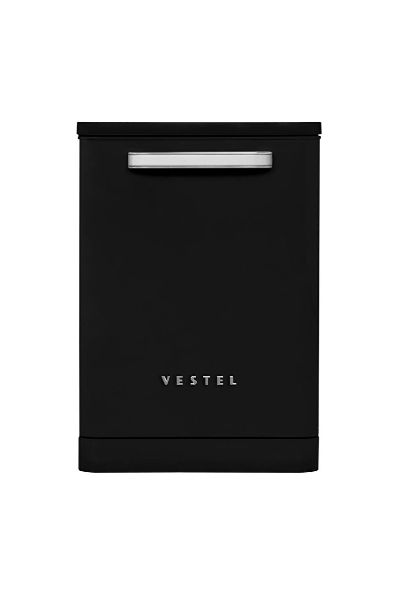 Vestel BM 5001 Retro Siyah 5 Programlı Bulaşık Makinesi