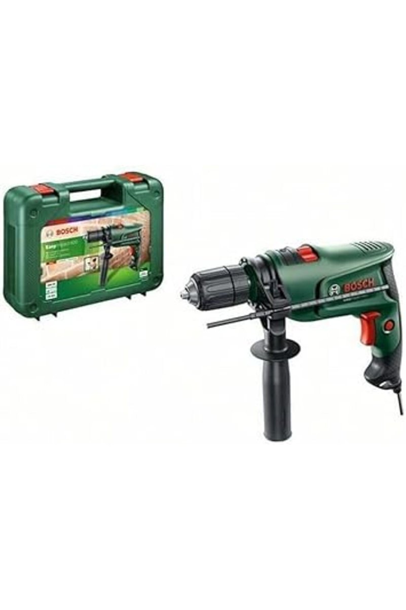 Bosch Darbeli Matkap EasyImpact 600, 600 W, Takım Çantası Dahil, Elektronik Hız Kontrolü, Ergonomik