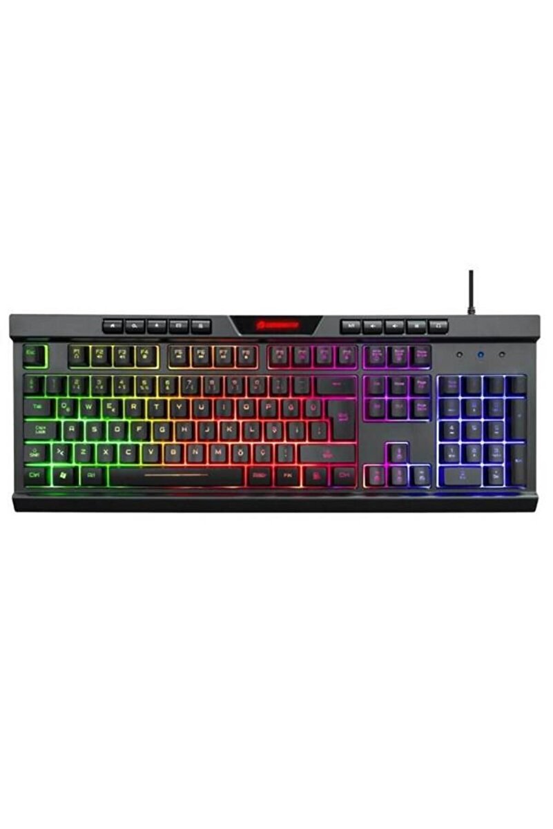 Genel Markalar Gb-g69k Usb Q Trk Rainbow Aydınlatmalı Siyah Gaming Klavye