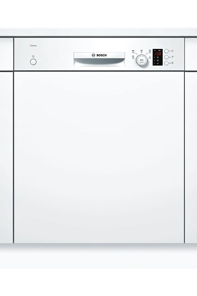 Bosch SMI25DW01T Serie 2 Yarı Ankastre Bulaşık Makinesi 60 cm Beyaz