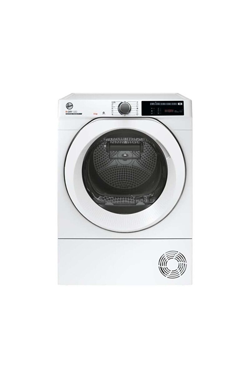 Hoover NDE H8A2TSEXS-S 8 kg Wi-Fi  Bağlantılı Isı Pompalı Kurutma Makinesi