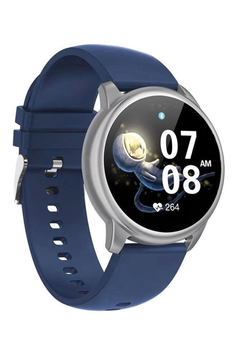 Daniel Klein Akıllı Saat Android/ios Uyumlu Arama Konuşma Özellikli Mavi Silikon Kayışlı (türkçe)