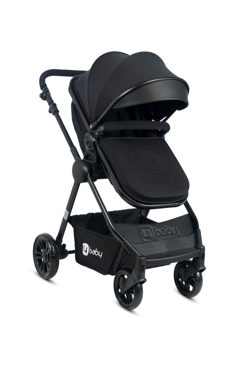 4Baby 4 Bayb Cool Siyah Travel Sistem Bebek Arabası (PUSETSİZ)