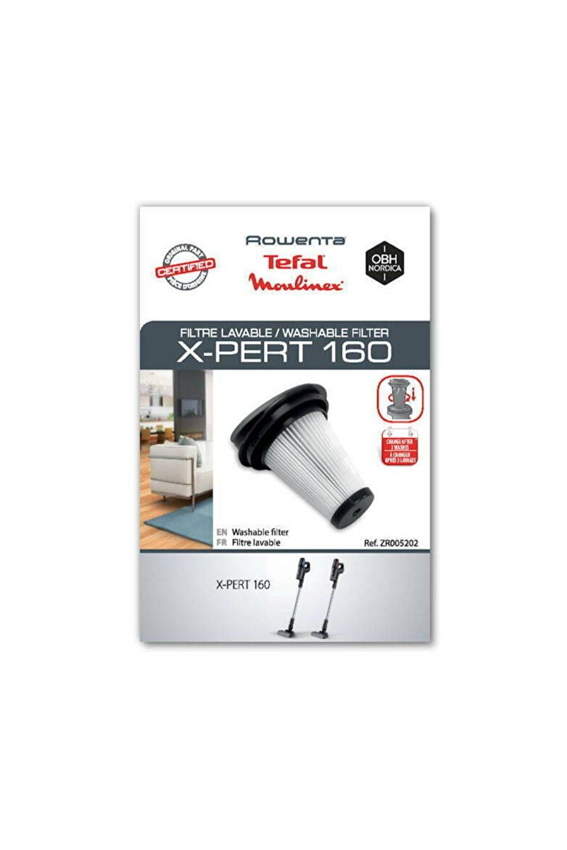 TEFAL -Rowenta Şarjlı Süpürge X-Pert Filtre / ZR005202