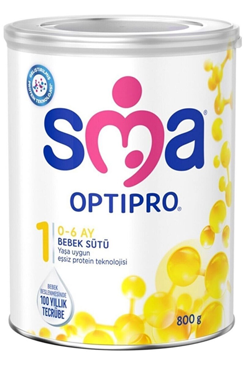 SMA Optipro 1 Numara 0-6 Ay Bebek Sütü 800 Gram