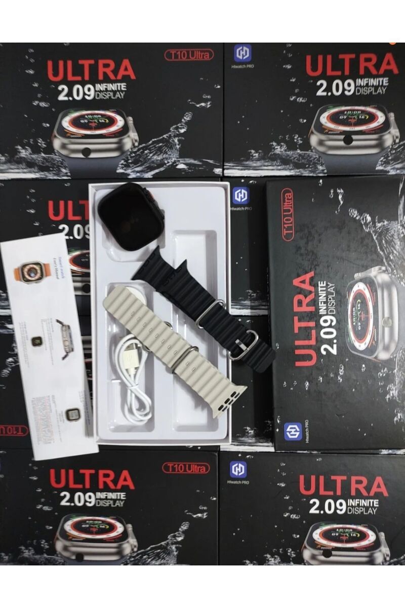 Teknolojimburada 300-400 mAh Üstün Özellikleri Ve Üstün Performansıyla Watch T10 Ultra Pro Akıllı Saat (49 MM) Çok R