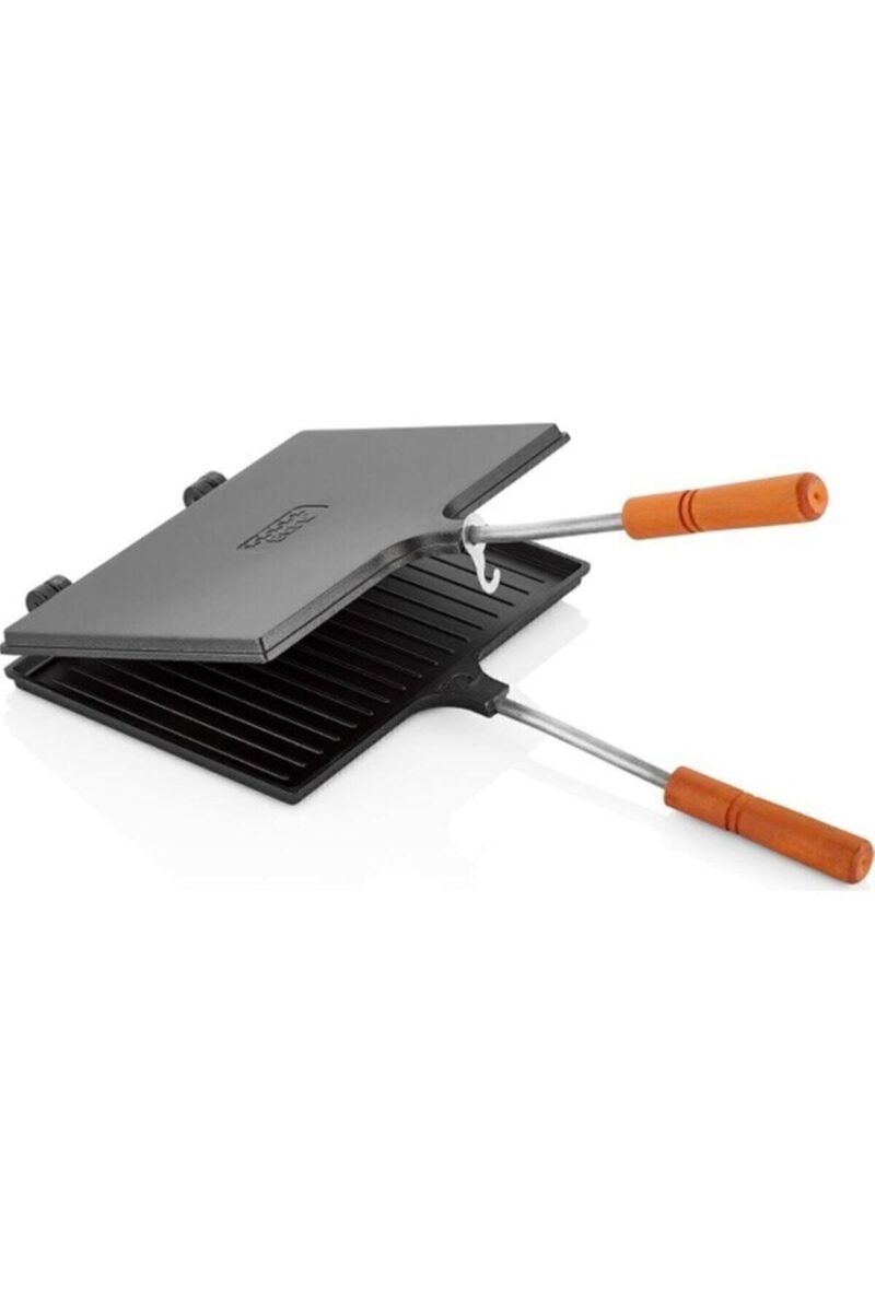 Özaslanlılar Metal Ocak Üstü Teflon Tost Makınası Ozaslanlılar
