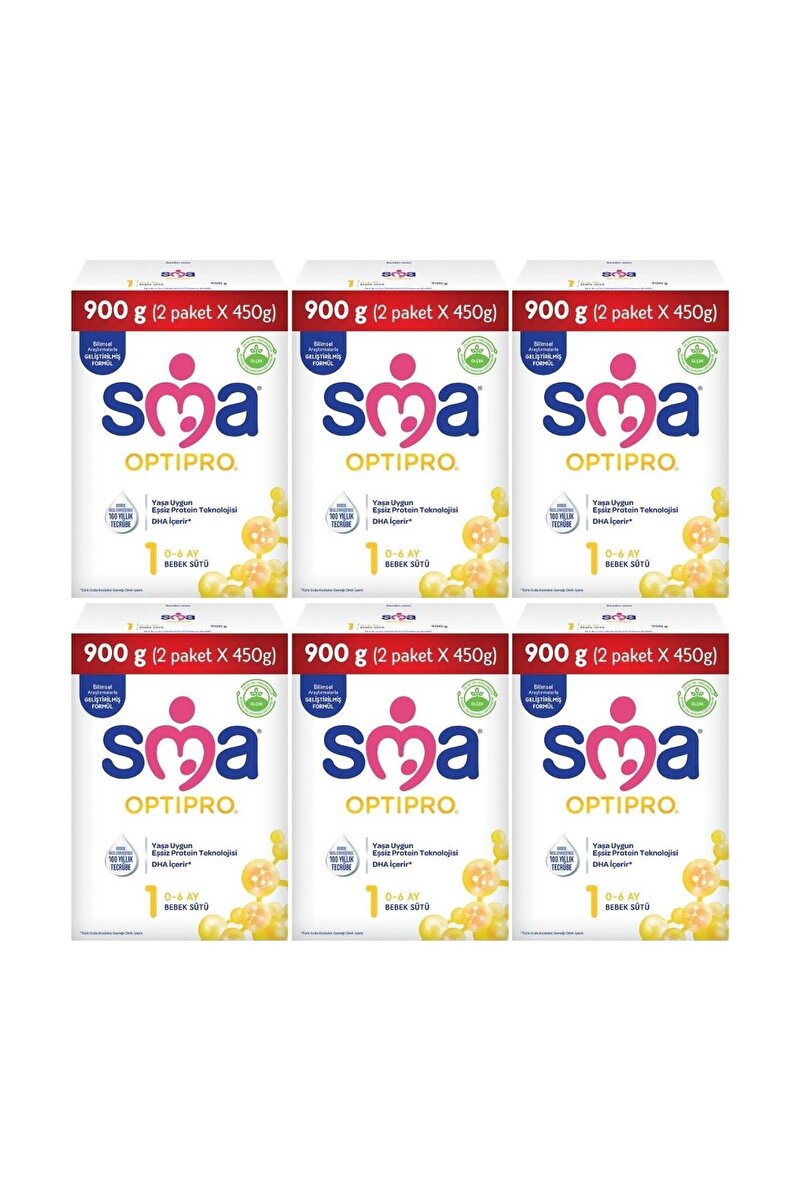 SMA OPTIPRO 1 Numara 900 GR 6`lı Avantaj Paketi (5400 GR)