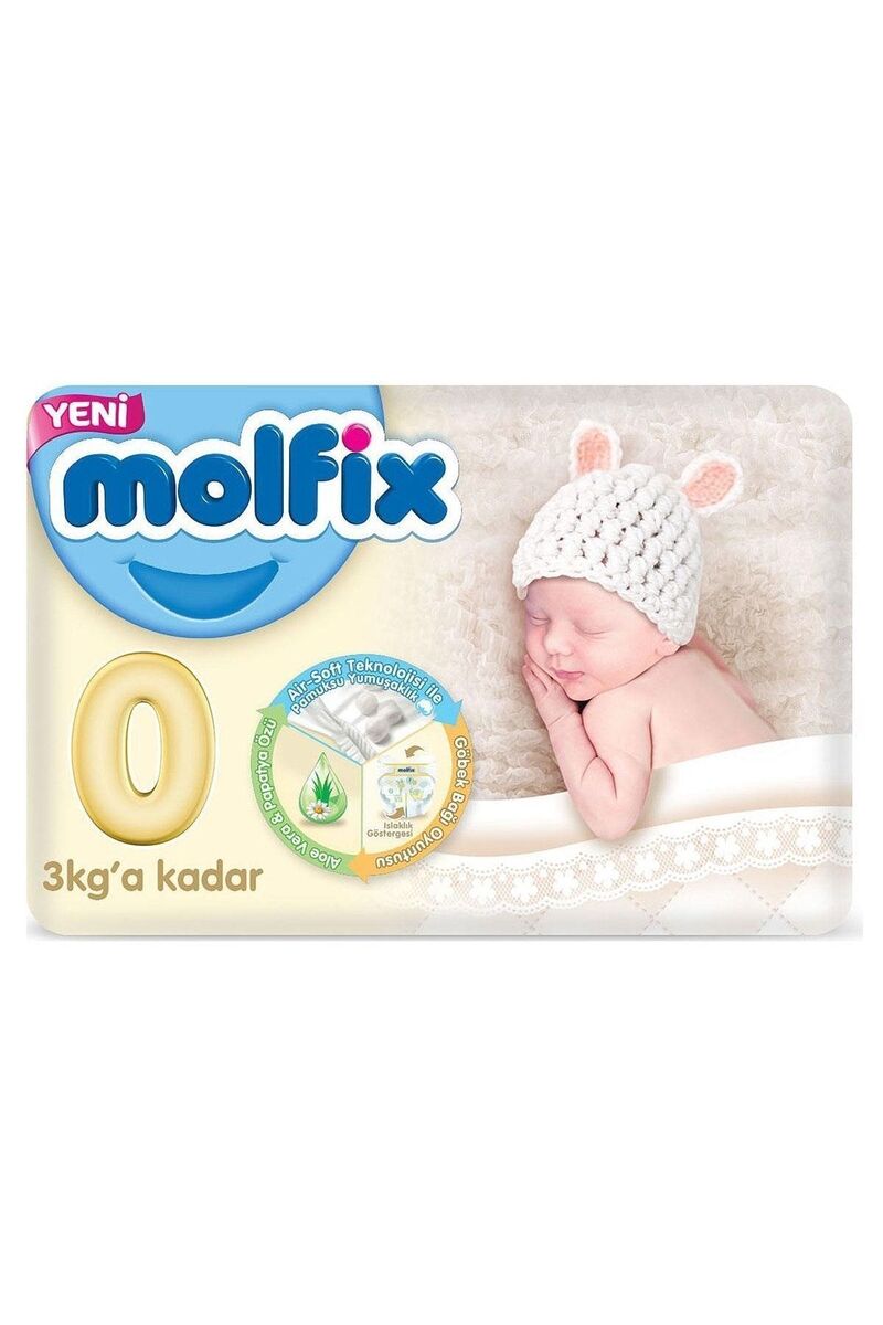 Molfix Bebek Bezi 0 Beden Yenidoğan Prematüre 30 Adet