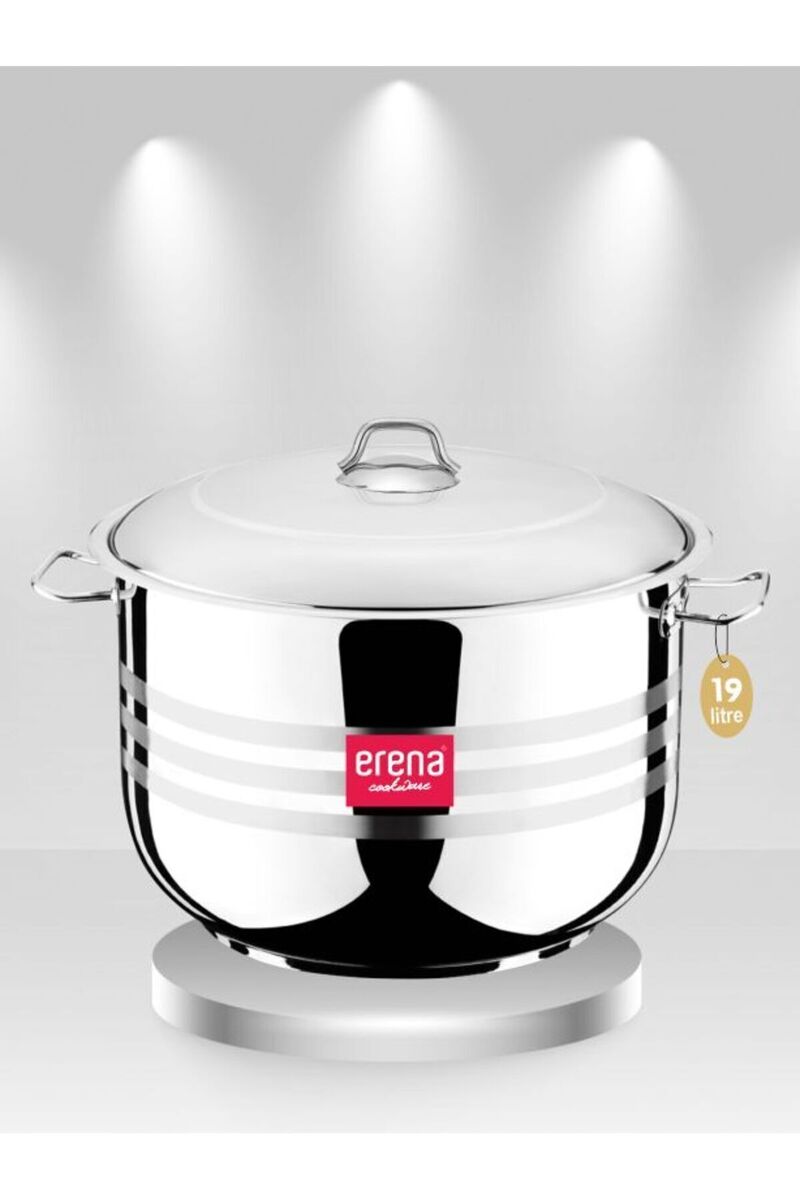 ERENA No-36 ERENA GASTRO Derin Tencere - 19 litre 430 KALİTE