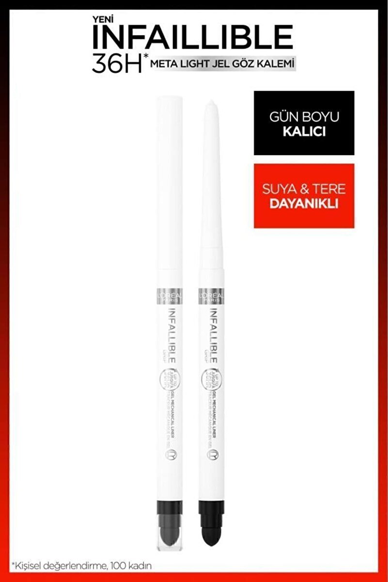 L'Oreal Paris Infaillible Meta Light Jel Göz Kalemi - Polar White