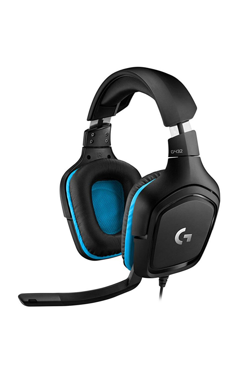logitech G G432 DTS 7.1 Surround Ses Kablolu Siyah Oyuncu Kulaklığı - 981-000770