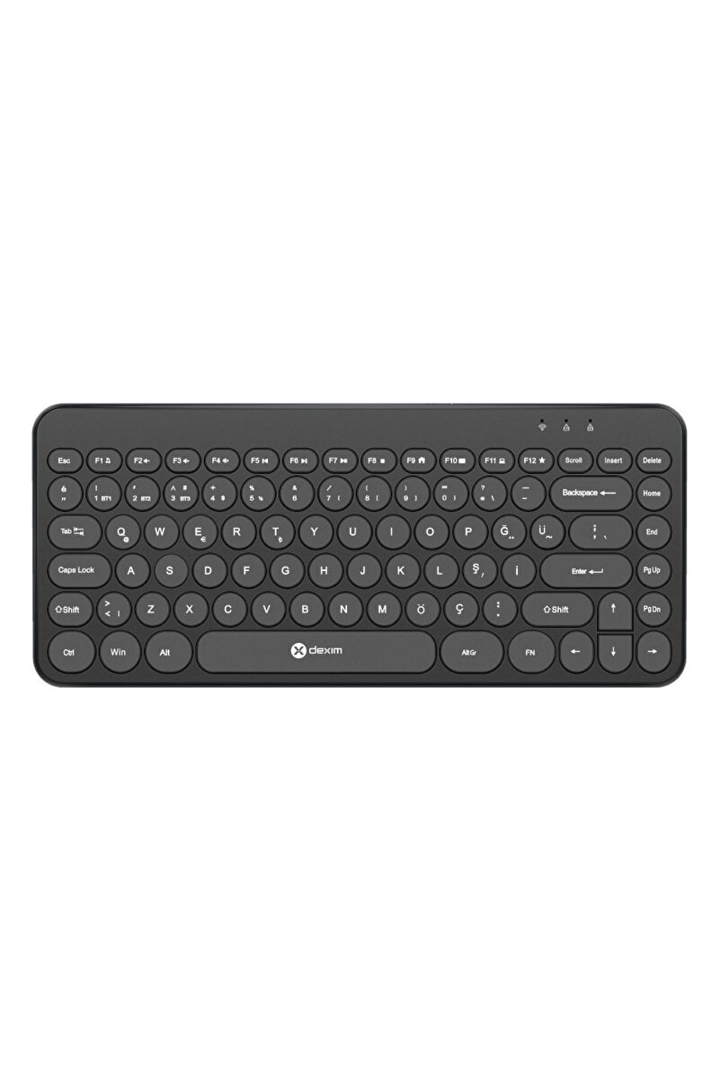 Dexim DKB0003 KBW002 Retro Daktilo Görünümlü Kablosuz Bluetooth Türkçe Tablet ve Bilgisayar Uyumlu Klavye