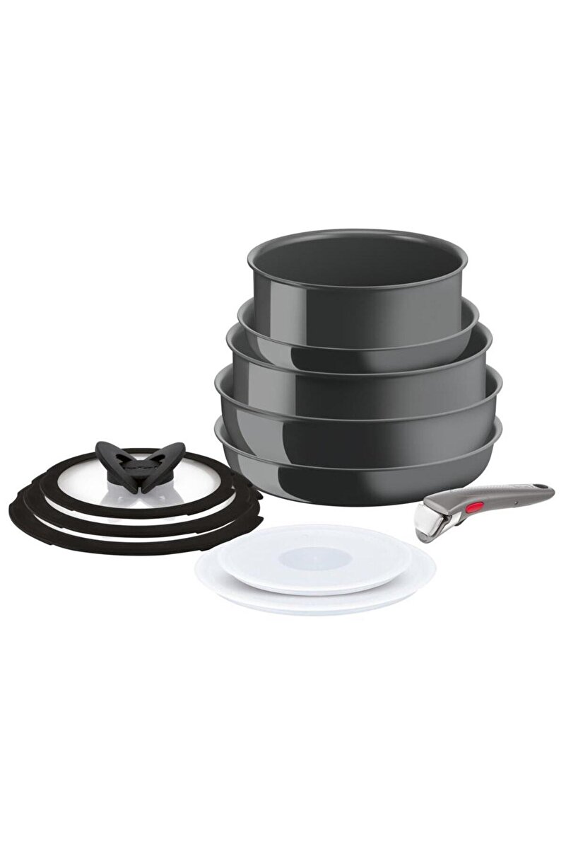 TEFAL Ingenio Ceramic Renew Seramik Kaplama Tava Tencere Seti - 11 Parça
