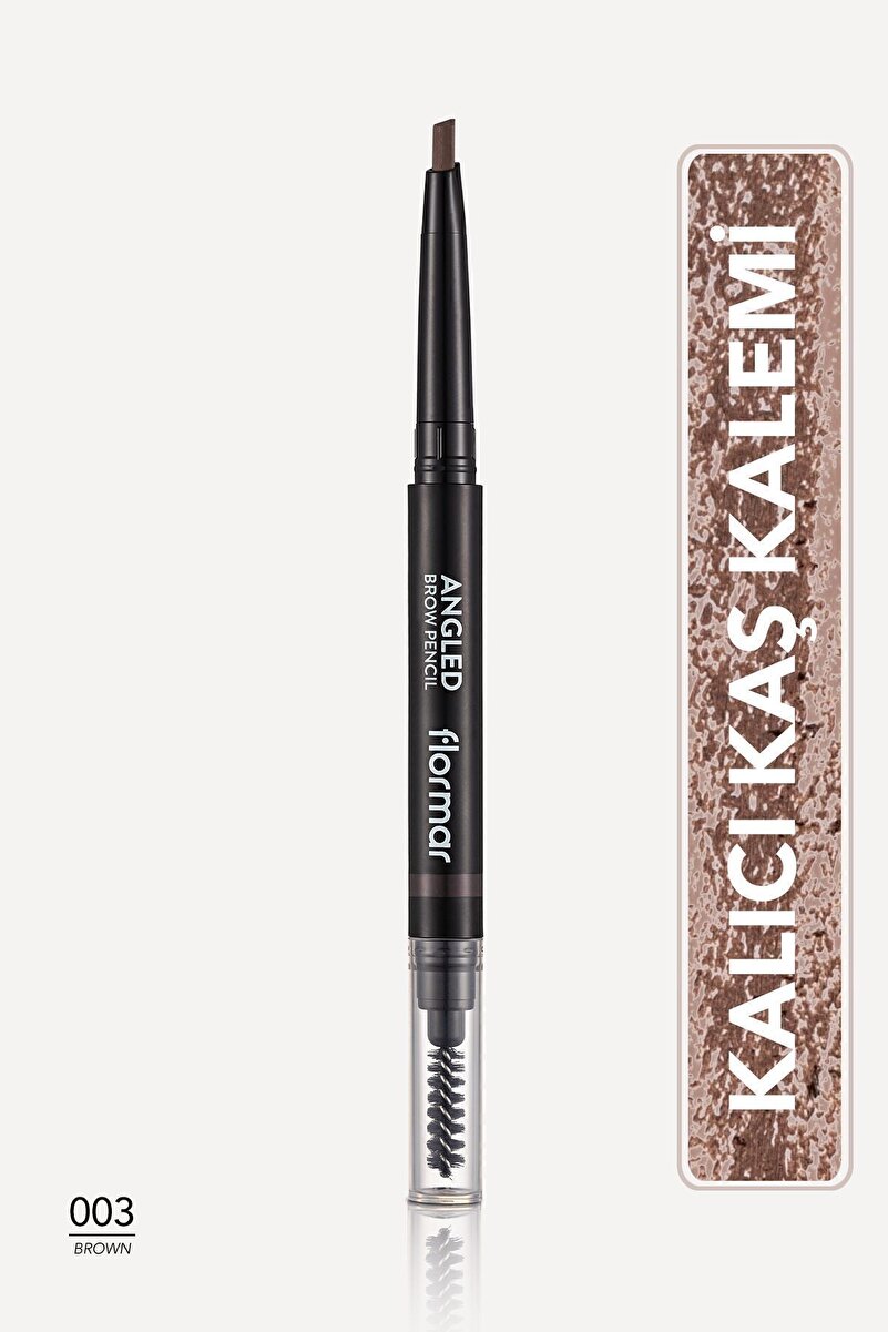 Flormar Kaş Kalemi & Fırçası - Angled Brow Pencil Brown 8690604572052