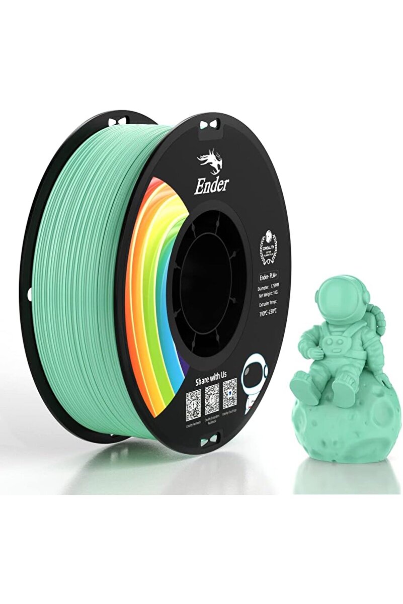 Creality Creality Ender PLA+ Filament Yeşim Yeşili 1.75mm 1kg