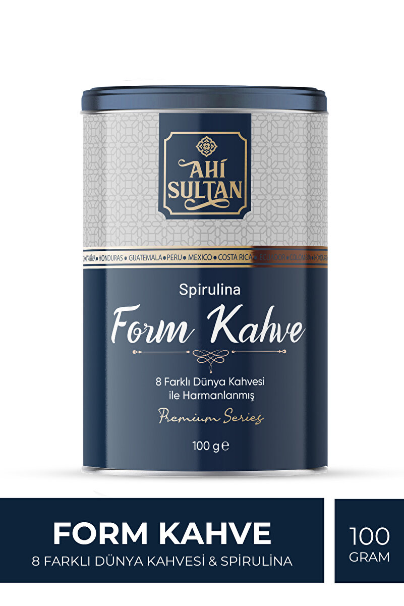 AHİ SULTAN Form Kahvesi 8 Farklı Kahve Ve Spirulina Içerikli 100 G