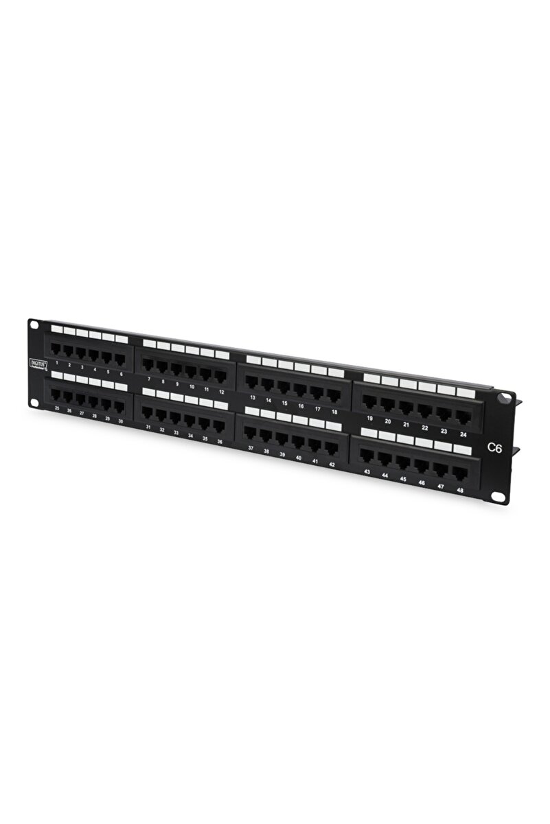 Genel Markalar DN-91648U 48'lİ Cat 6 UTP 19" 2U zırhsız p patch panel
