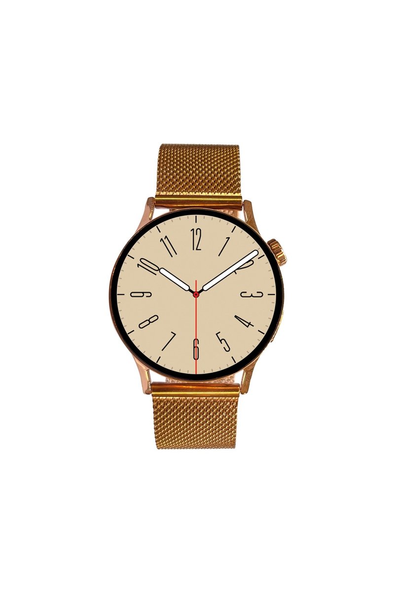 LOGIA Gt2 Akıllı Saat Rose Gold Metal Kordon Çinko Alaşım Kasa