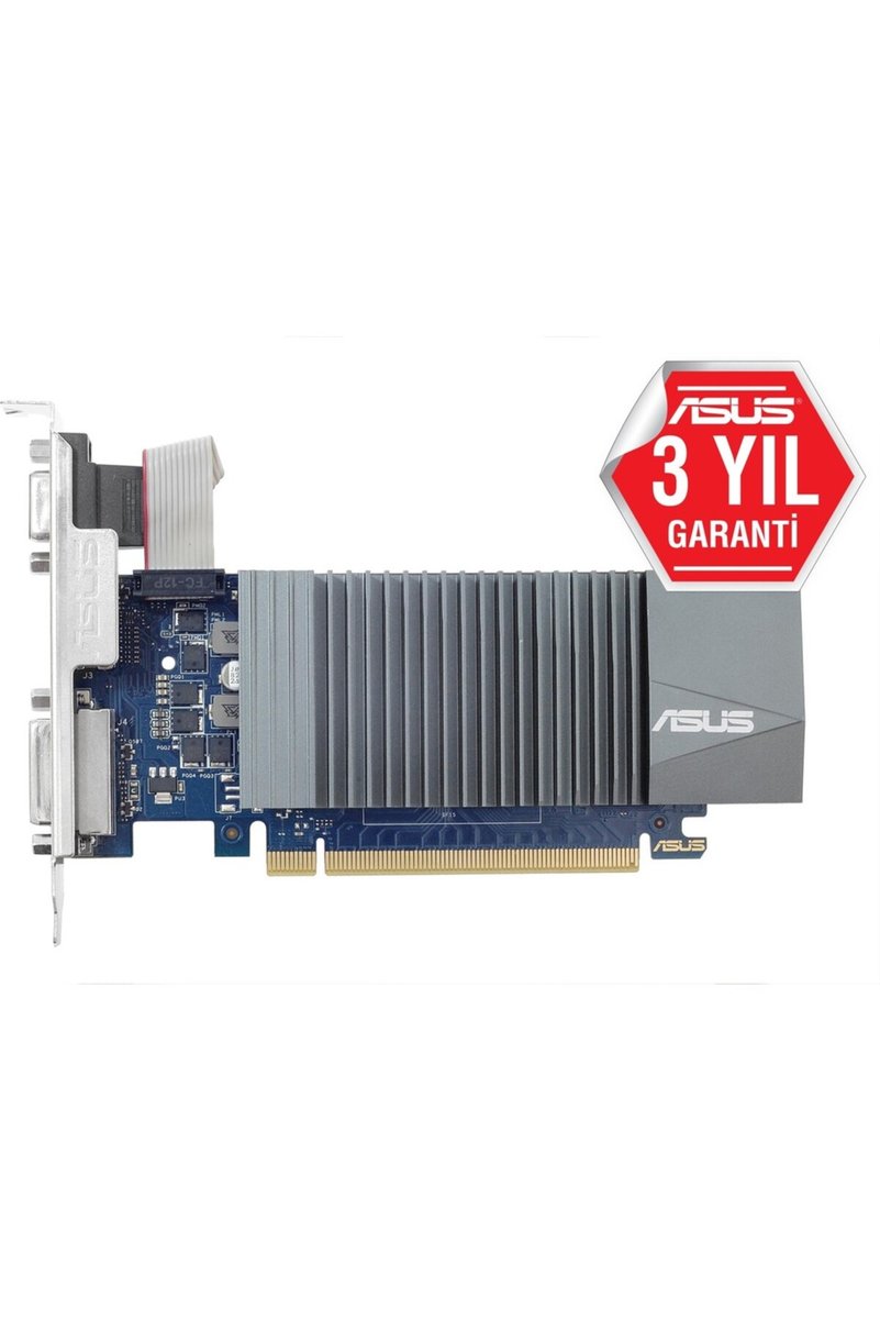 ASUS Geforce 2Gb Gt710-Sl-2Gd5-Brk-Evo 64 Bit 954Mhz Dvi,Hdmi Low Profil Ekran Kartı