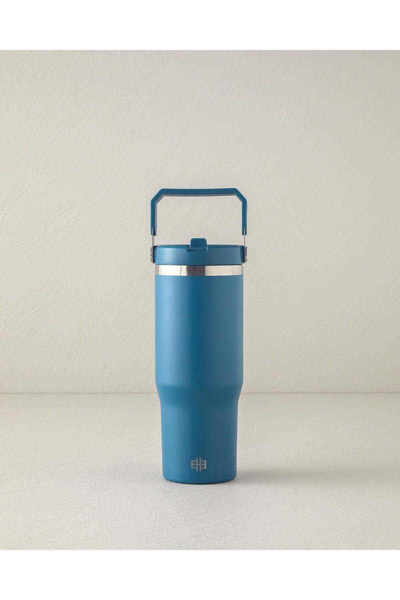 English Home Fiera Paslanmaz Çelik Termos 900 ml Mavi