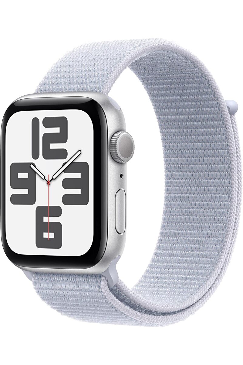 Apple İzle SE GPS 44mm Gümüş Alüminyum Kasa Mavi Bulut Spor Döngüsü