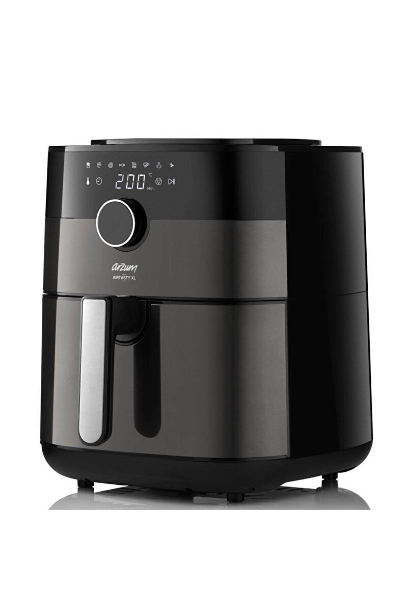Arzum AR2074(AR2091)-G Airtasty XL Yağsız Fritöz Airfryer, 6 Litre Kapasite, Gümüş