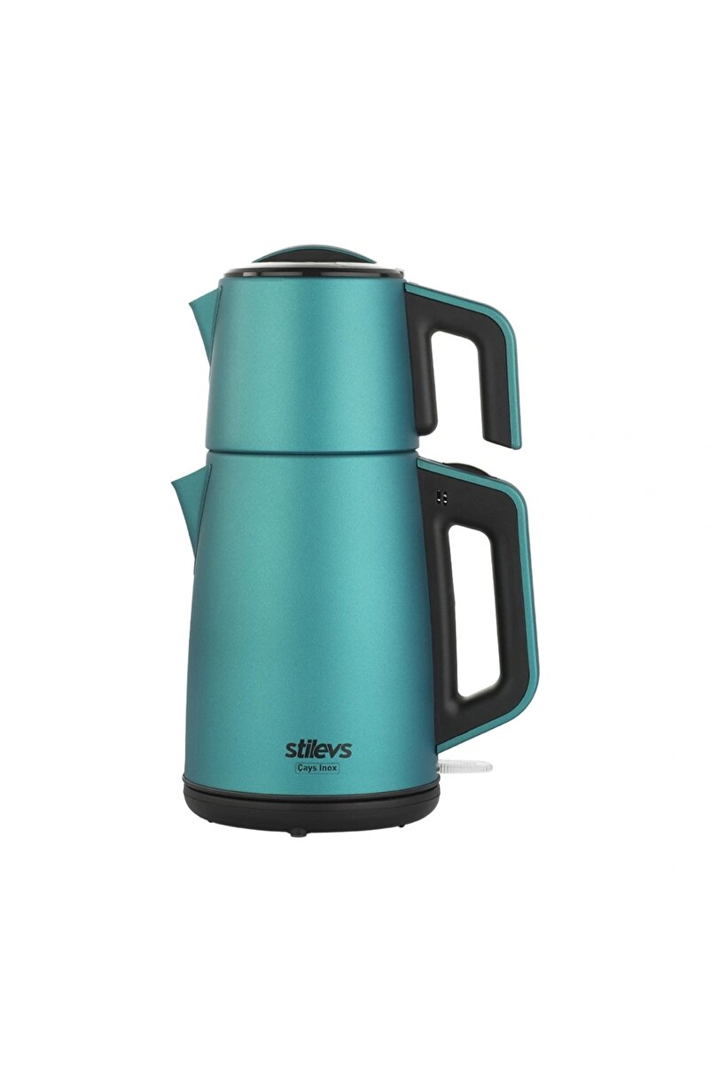 Stilevs Çays Inox Çelik Çay Makinesi - Sedefli Mavi