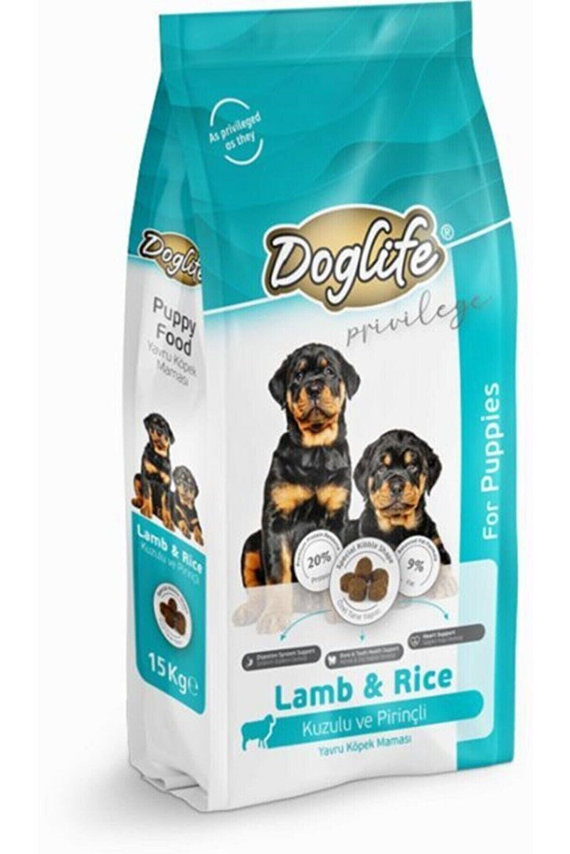 Doglife KUZUETLİ YAVRU KÖPEK MAMASI 15KG