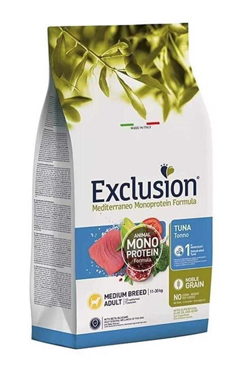 Genel Markalar Monoprotein Ton Balıklı Ve Narlı Düşük Tahıllı Orta Irk Yetişkin Köpek Maması 12kg