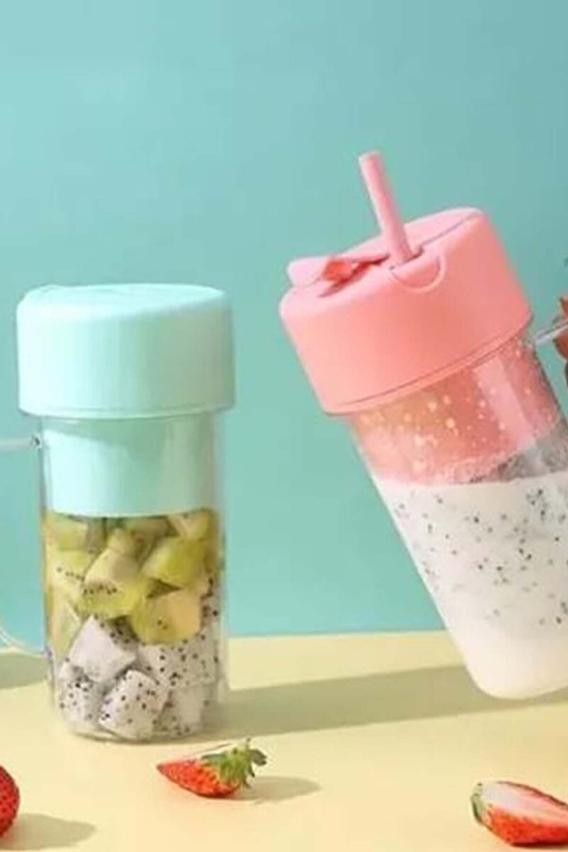 Genel Markalar Bardak blender taşınabilir mikser pipetli model