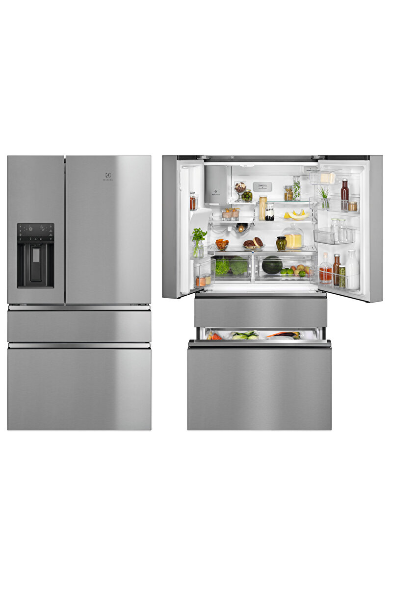Electrolux LLI9VE54X0 90 cm MultiSwitch No Frost Gardırop Tipi Buzdolabı Inox