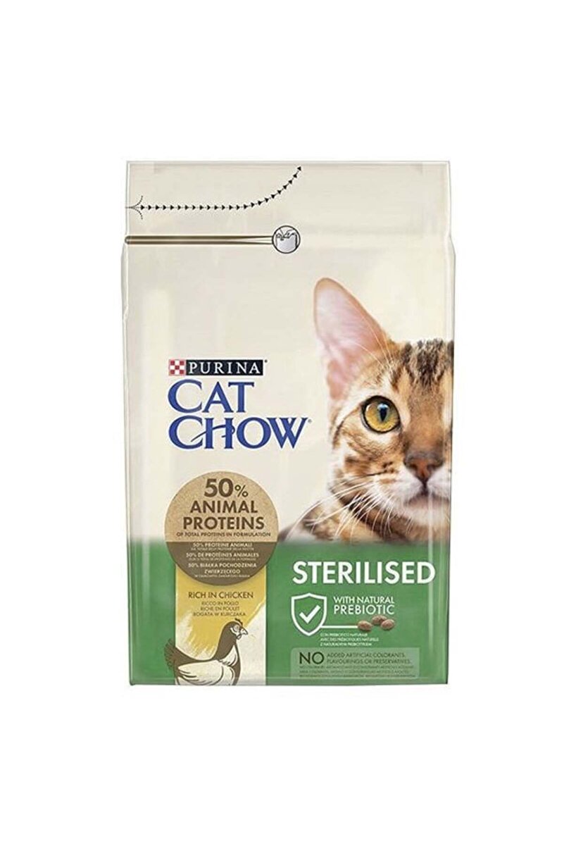 Cat Chow Sterilised Tavuklu Kısırlaştırılmış Kedi Maması 3 Kg