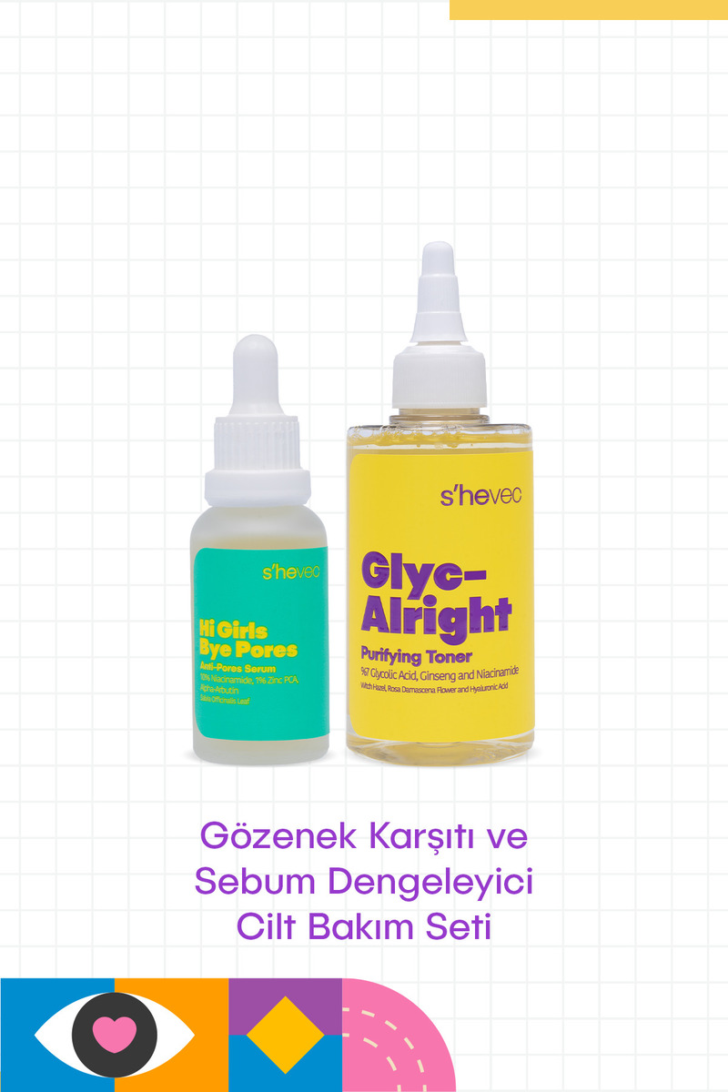 s'hevec Gözenek Sıkılaştırmaya, Siyah Nokta Gidermeye Yardımcı Ve Arındırıcı Cilt Bakım Seti