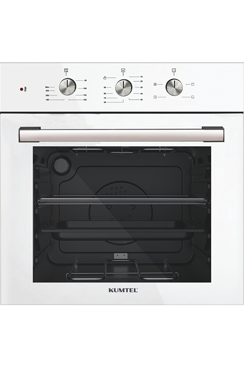 KUMTEL B66-SF2 Fırın Turbo Fanlı Beyaz Ankastre (MT)